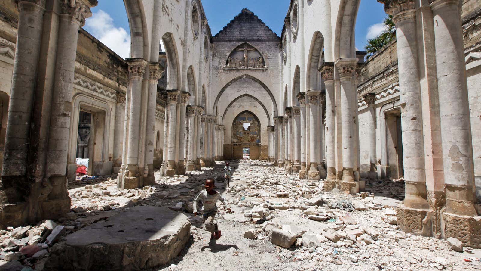 Ruins of the Mogadishu cathedral