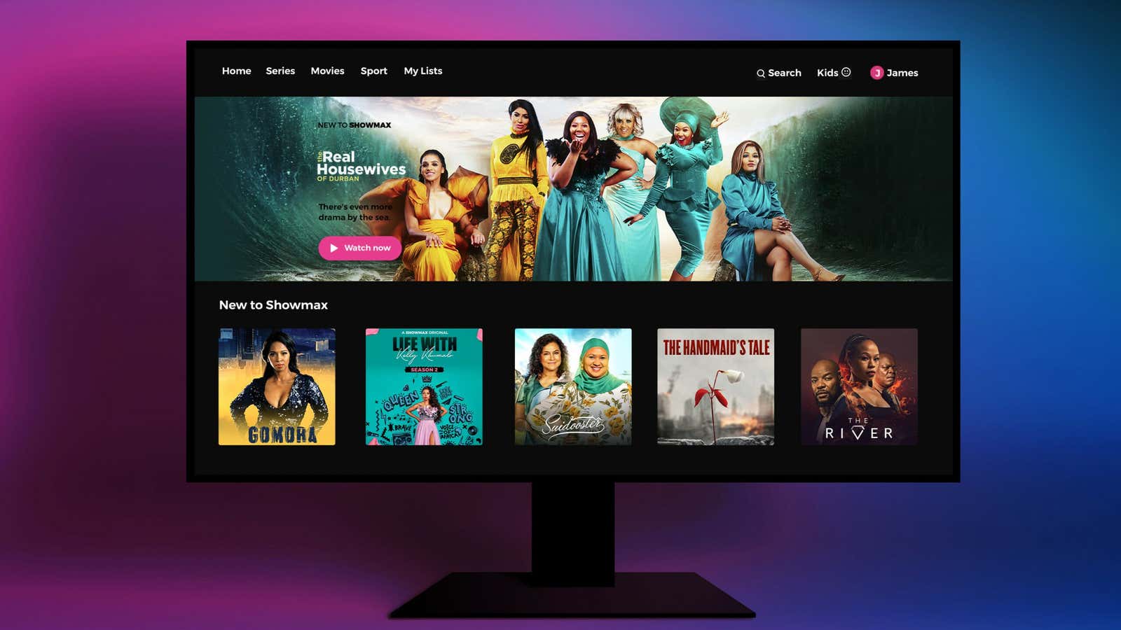 Showmax is a popular local streaming service.