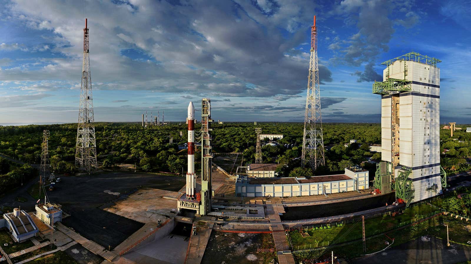 PSLV at launch pad