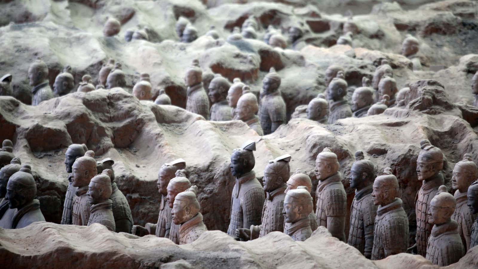 “And these are the Terracotta Warriors.”