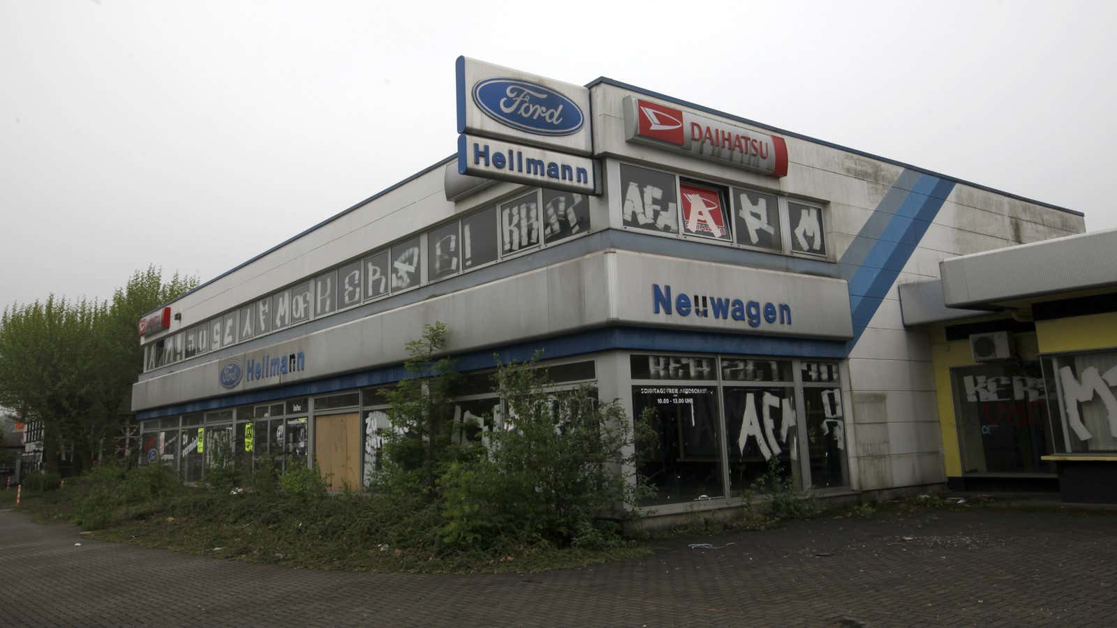 Auto dealers in Europe have seen better days.