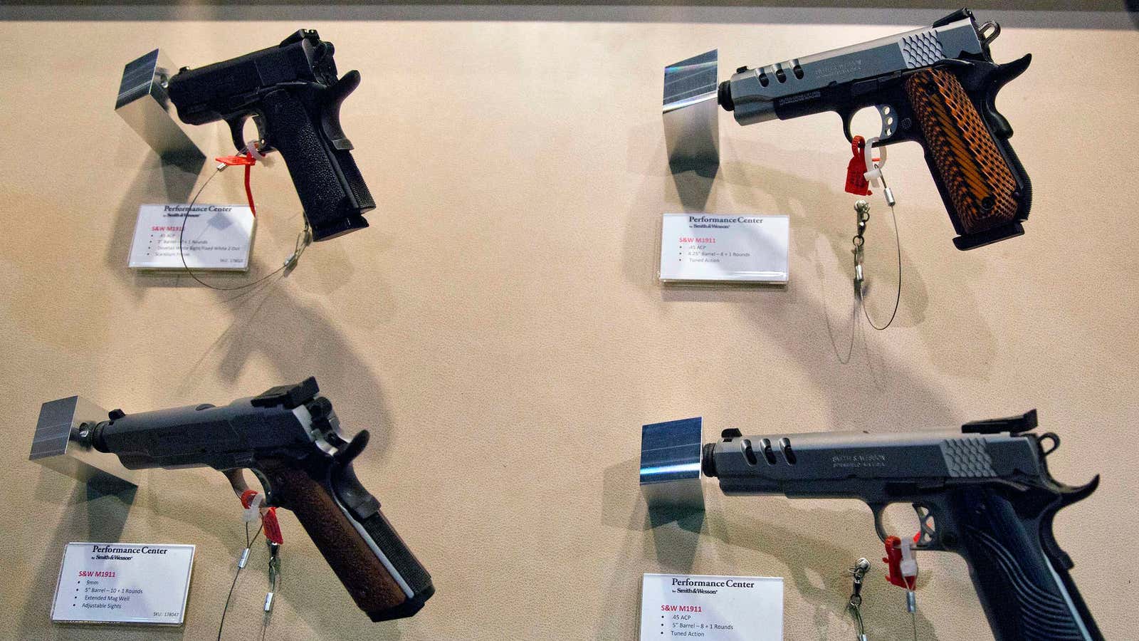 Despite divestitures in gun makers, their stocks are rising.