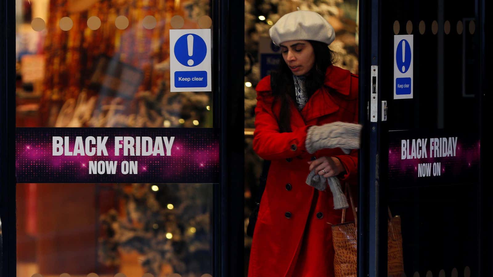 A UK store advertises a Black Friday sale on Nov. 22, a week before actual Black Friday.