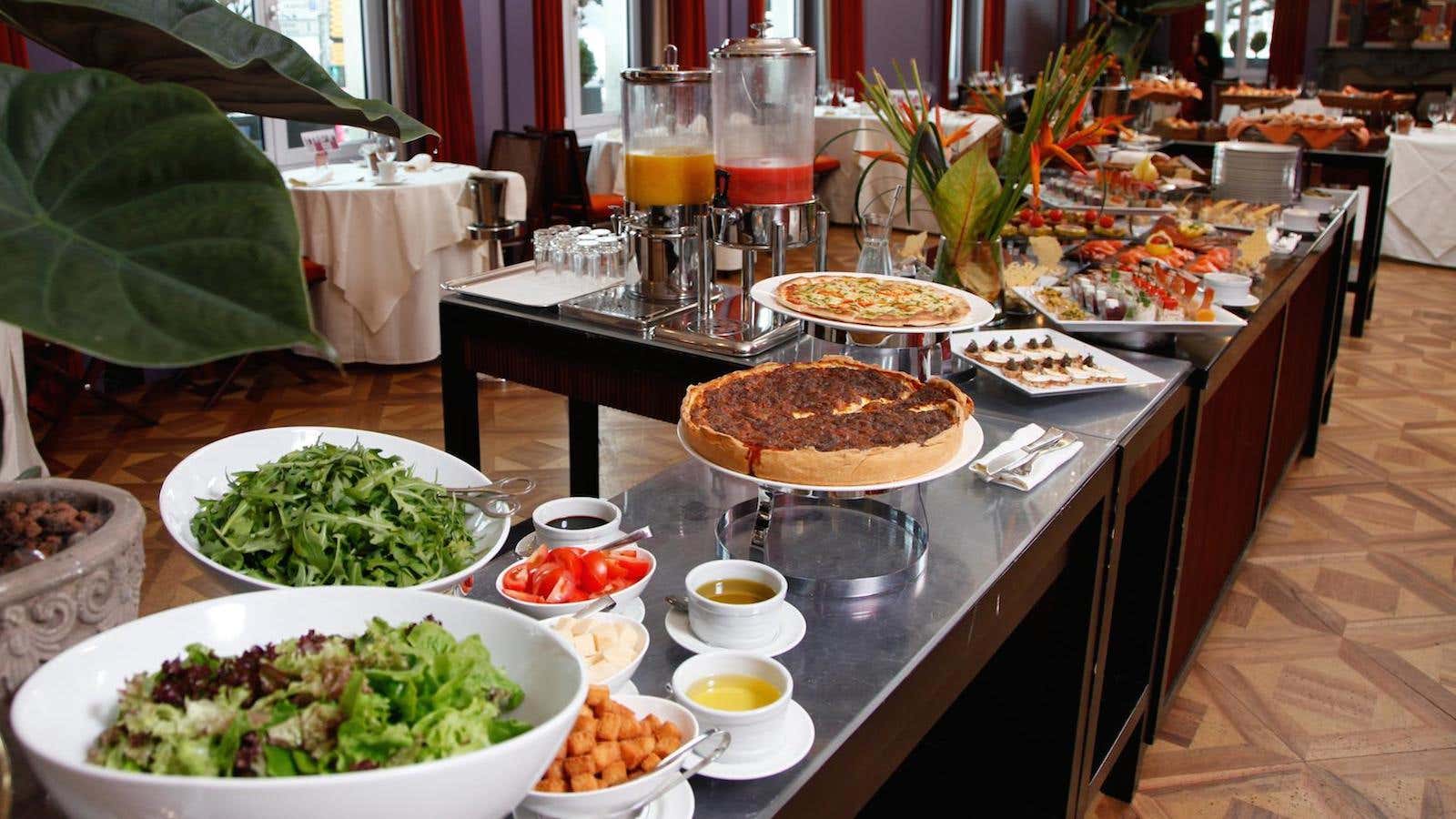A buffet doesn’t have to be bad news for your diet.