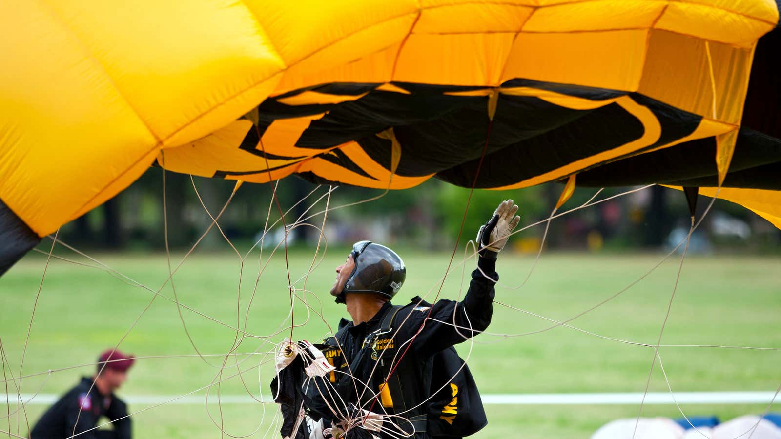 A golden parachute makes jumping a lot easier.