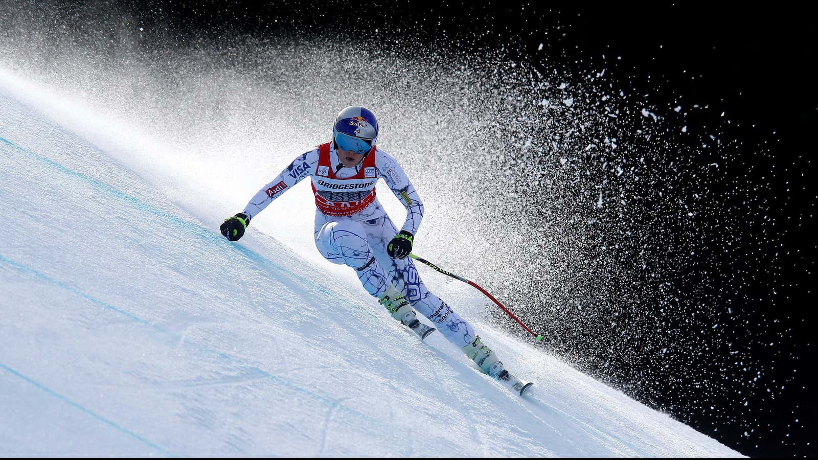 US Alpine skiier Lindsey Vonn is one of the Olympians profiled.