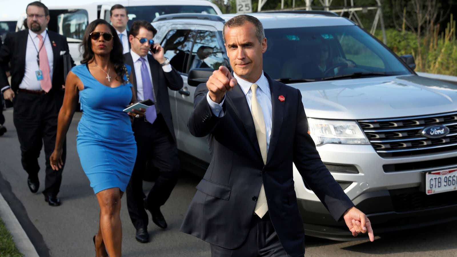 A parade of former and soon-to-be former Trump employees.