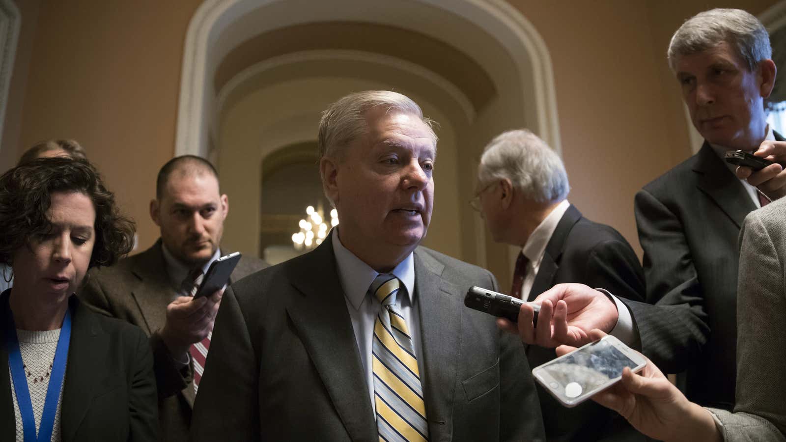 Lindsey Graham is one of two senators who asking for a criminal probe into Steele.