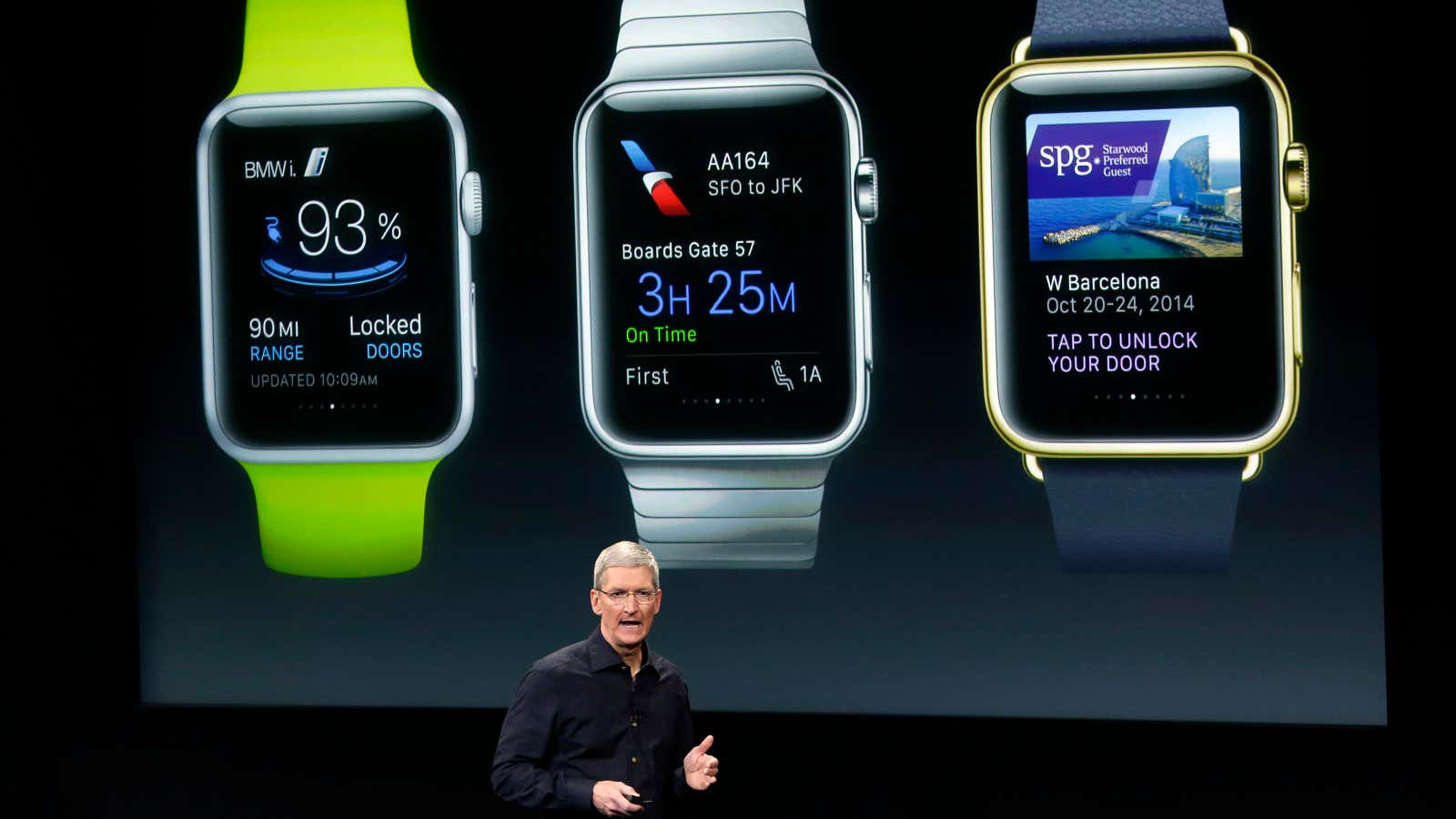 App prototypes from September’s Apple Watch unveil.