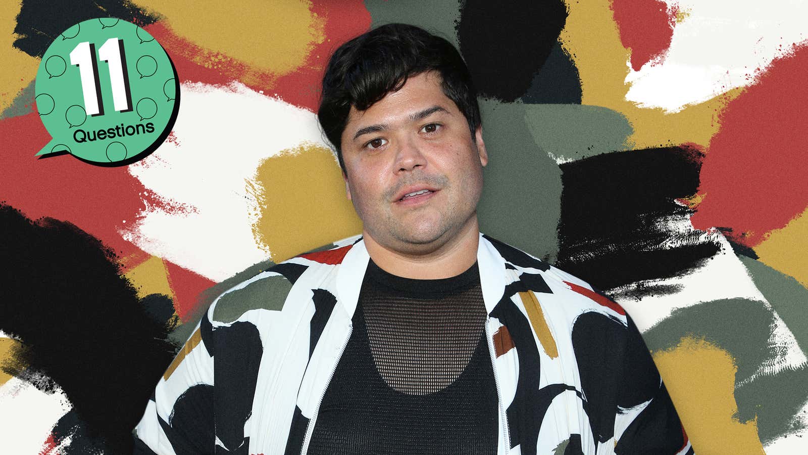 <i>What We Do In The Shadows’</i> Harvey Guillén relaxes by watching a different kind of TV bloodsucker