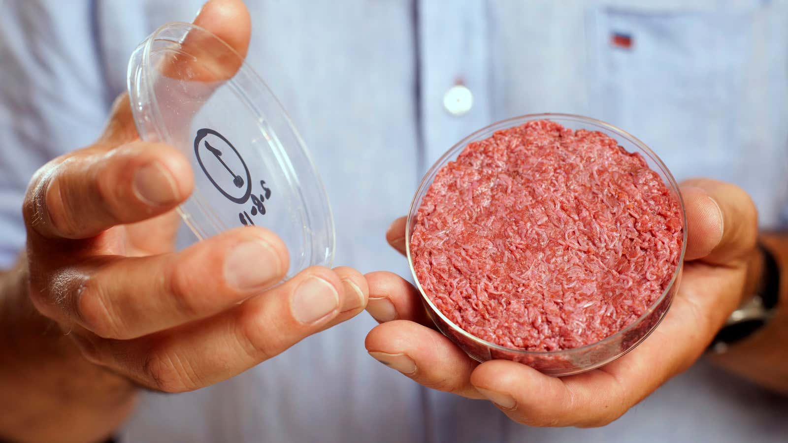 One of the world’s first lab-grown burgers, but far from the last.