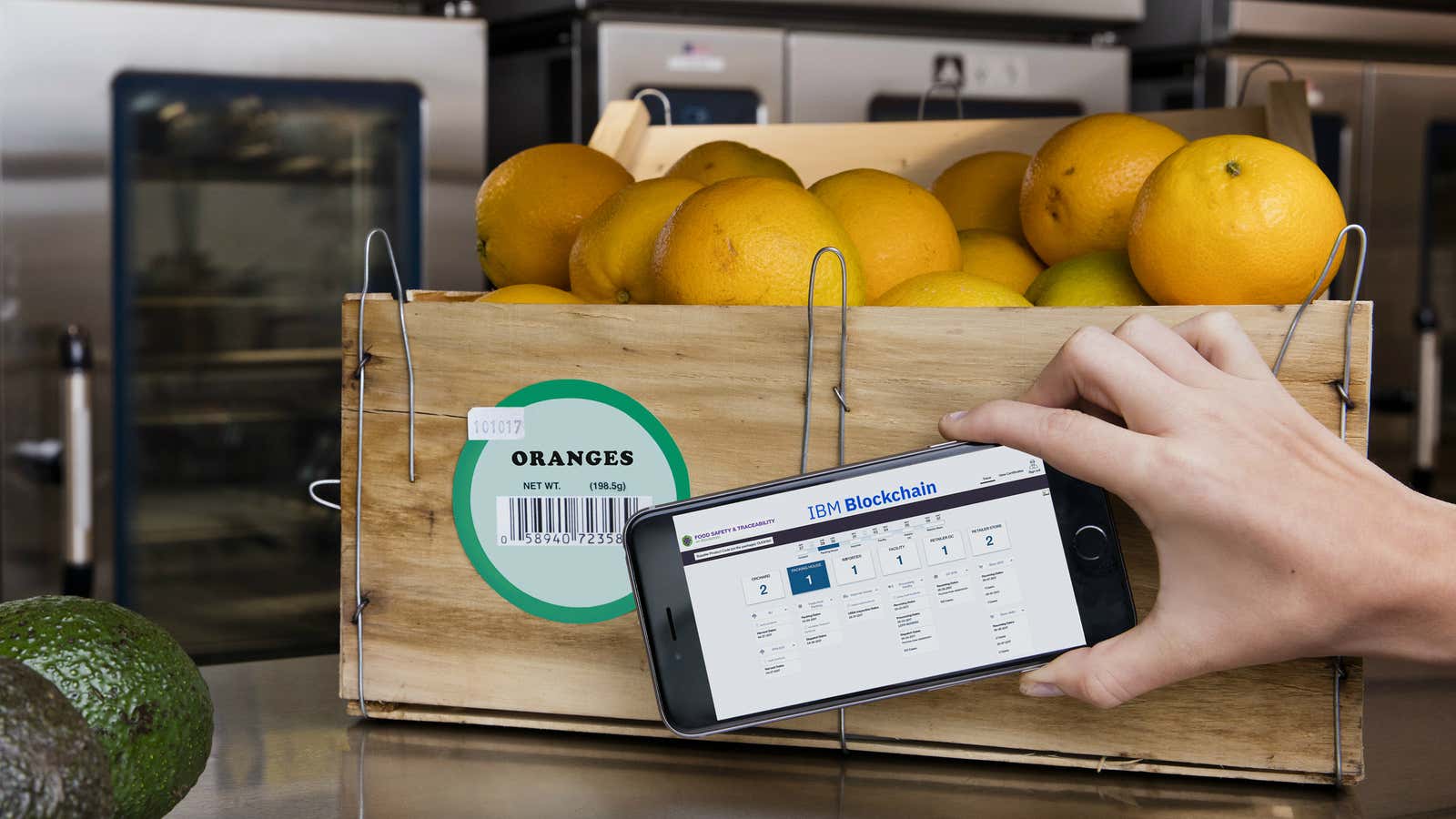 Using cryptocurrency tech to keep food fresh.