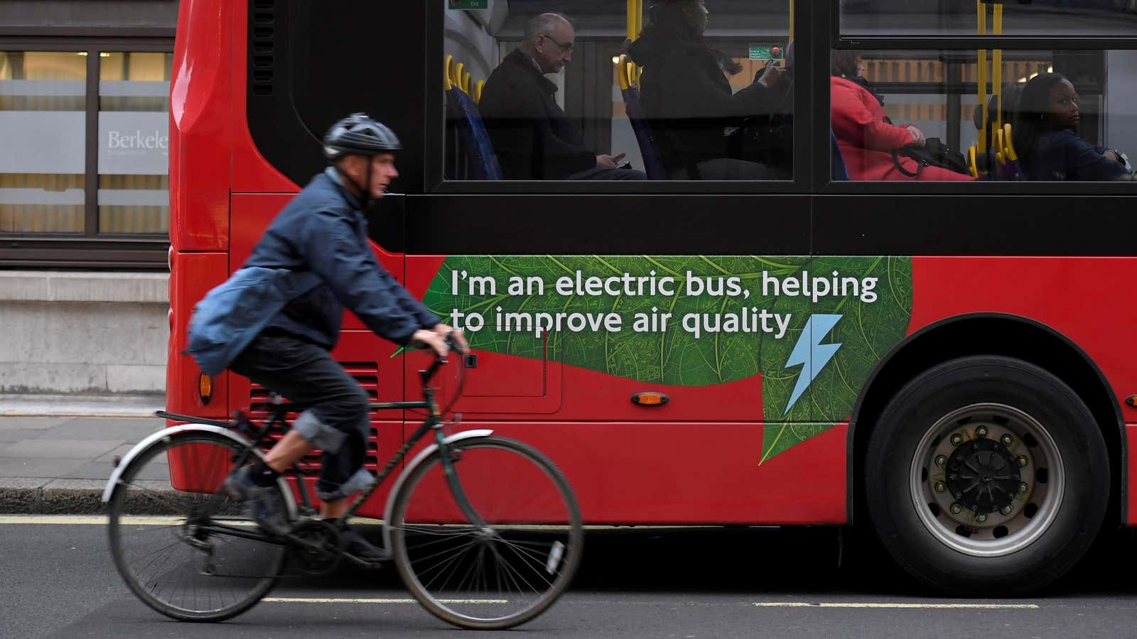 London has a goal for 80% of trips be made on foot, by cycle or using public transport by 2041