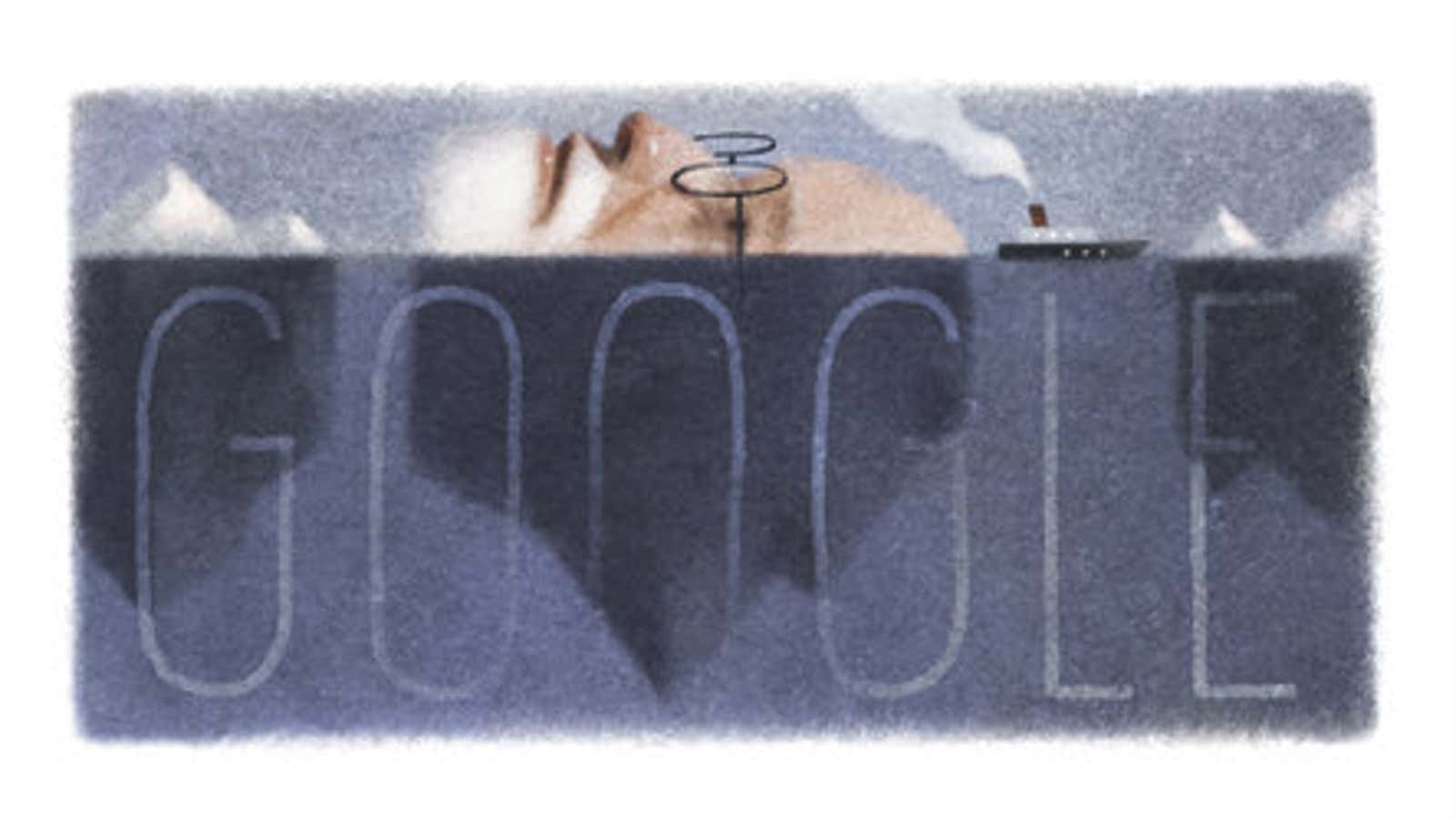 Google pays homage to Sigmund Freud.
