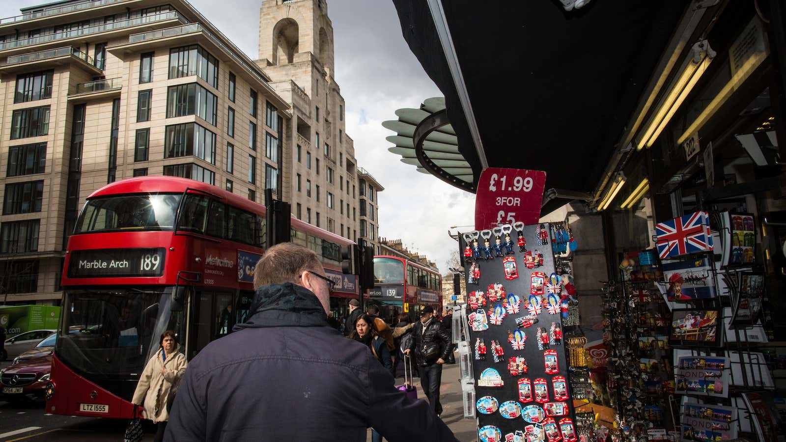 The mysterious properties loom over Baker Street in London.
