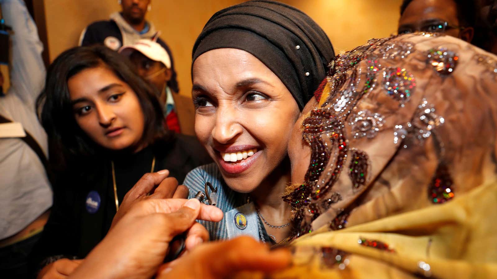 Ilhan Omar will be one of two Muslim-American women headed to Congress.
