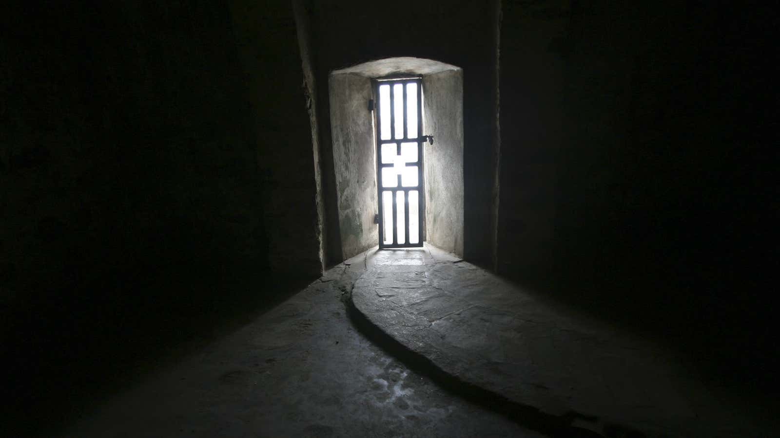 “The door of no return” in Elmina Castle in Cape Coast, Ghana