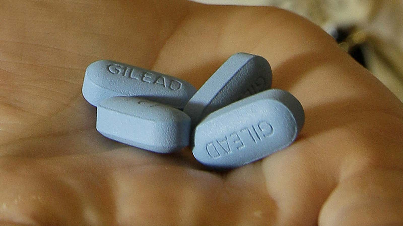 A letter showed whether customers were taking PrEP and other HIV-medications through a transparent window.