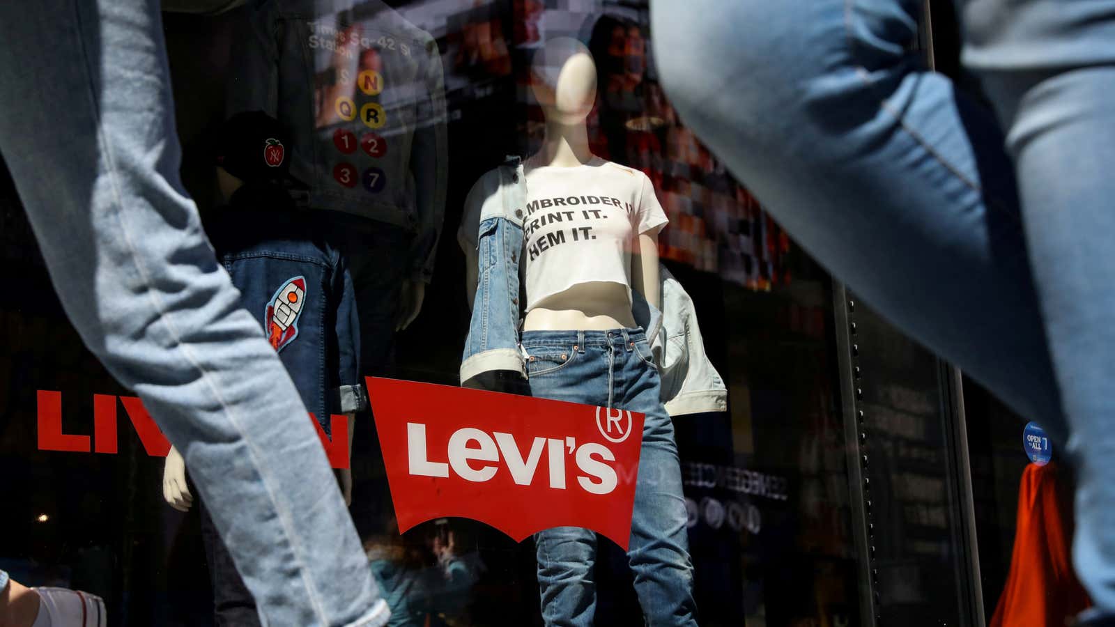 Levi’s CEO Chip Bergh says a quarter of customers have a new size since the pandemic started.