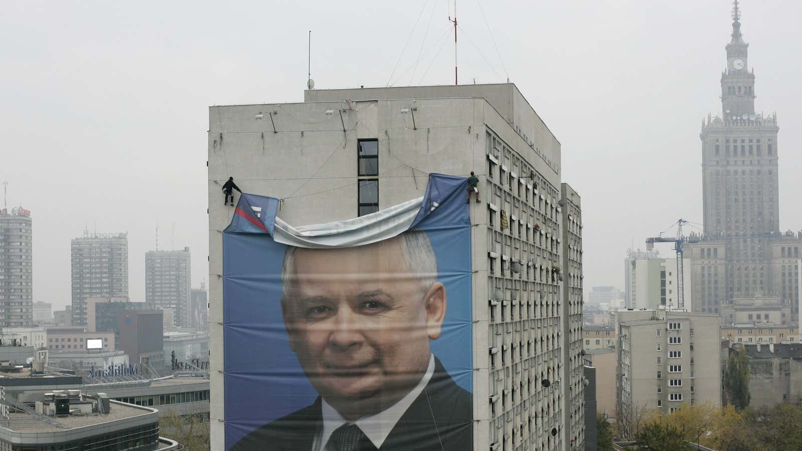 Jaroslaw Kaczynski, chairman of Poland’s Law and Justice party, is widely thought to be the mastermind behind the country’s shift to the far right.