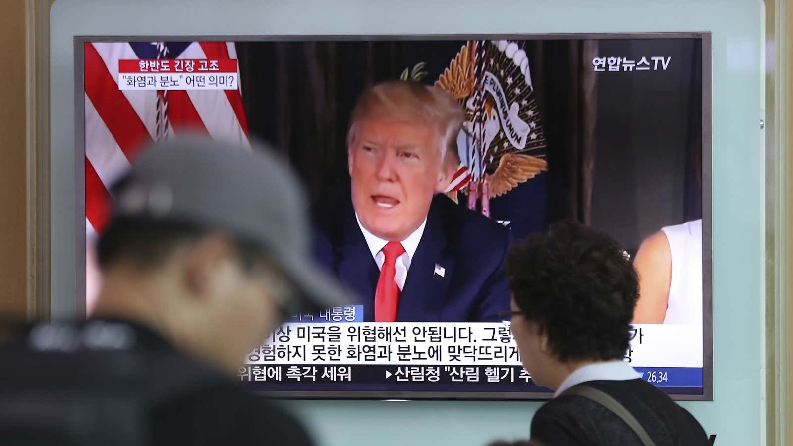 Trump’s statement about North Korea made headlines all over the world.