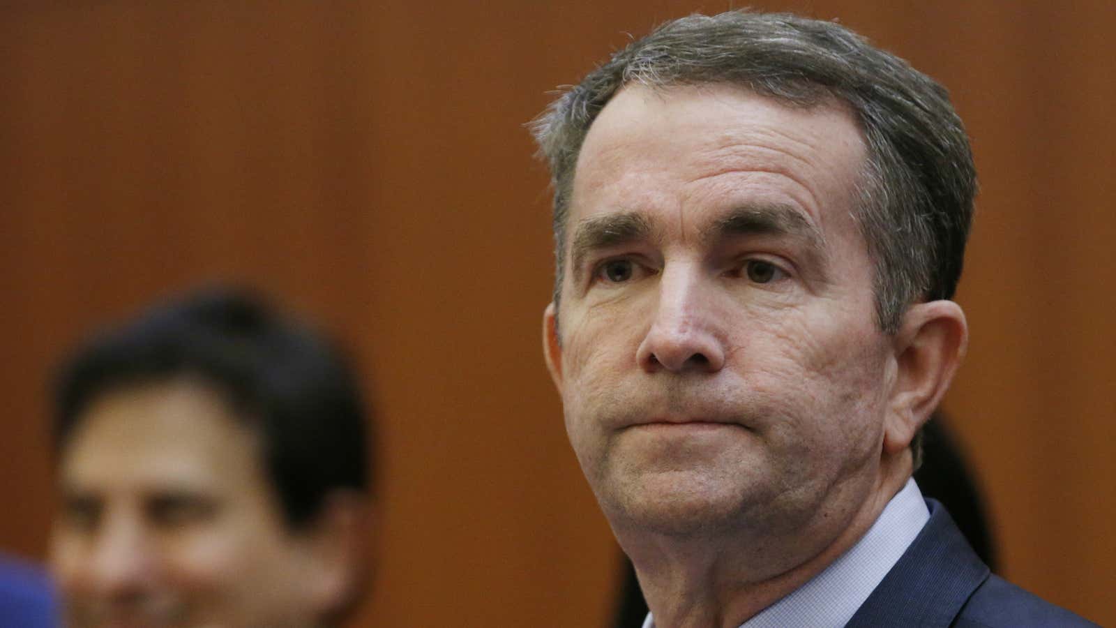 Virginia governor Ralph Northam faces calls to resign from both parties.