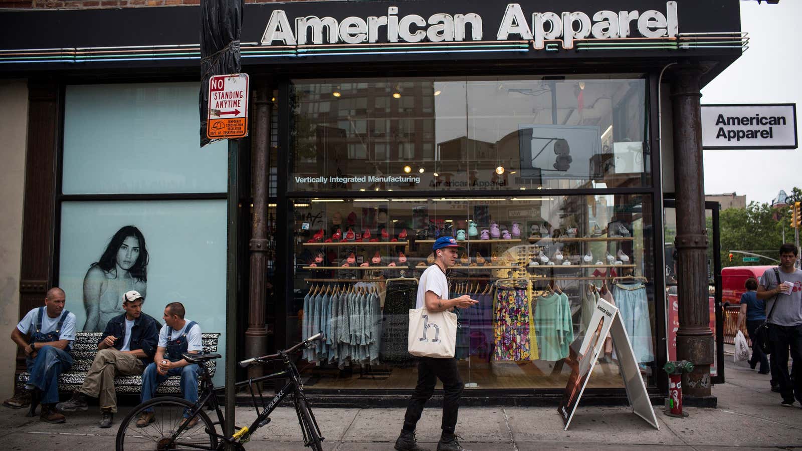 Stores aren’t the only thing on the American Apparel chopping block.