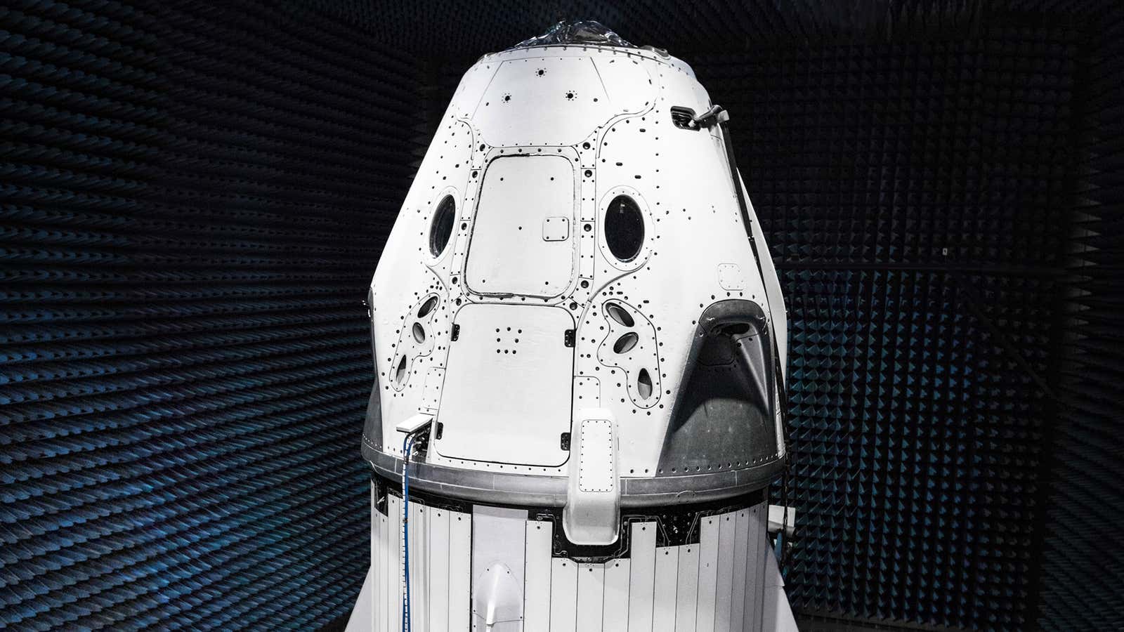 The SpaceX Dragon 2 is designed to carry seven astronauts to the International Space Station.