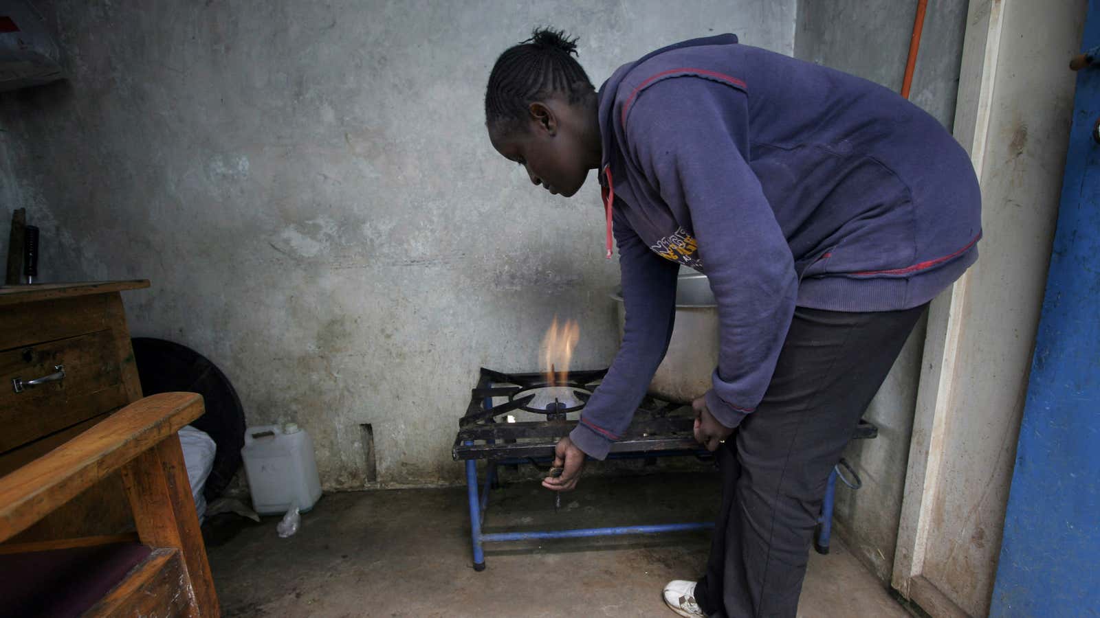 Most households in Kenya use charcoal, firewood and biomass as fuel.