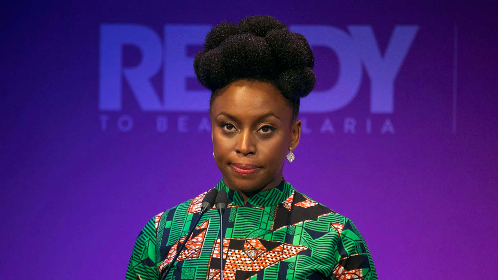 There are very few times when Adichie will overlook mispronunciation.