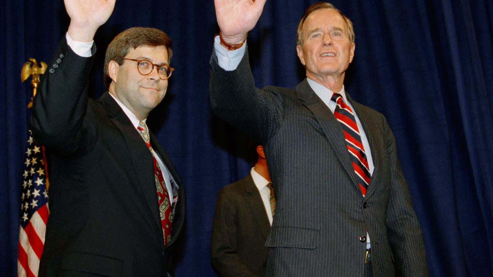 Barr served as Bush Sr.’s AG from 1991 to 1993.
