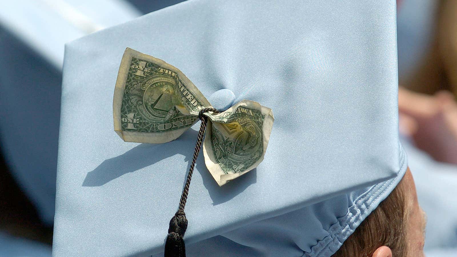 Save those dollars, graduates.
