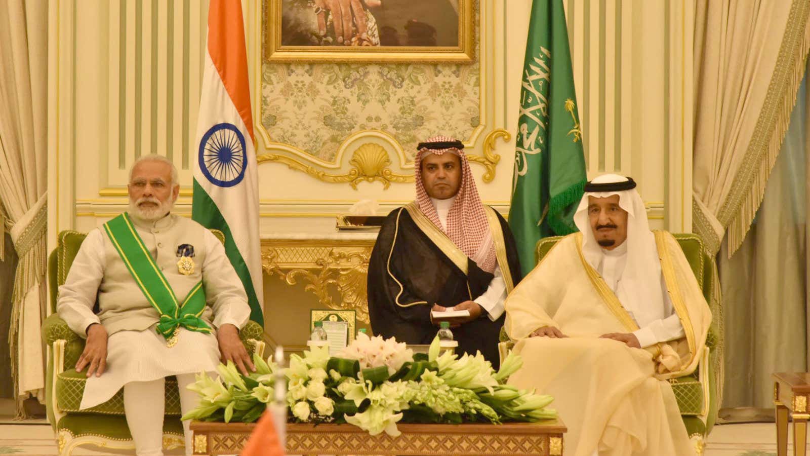 India’s ties with Saudi Arabia have grown over the last two decades.