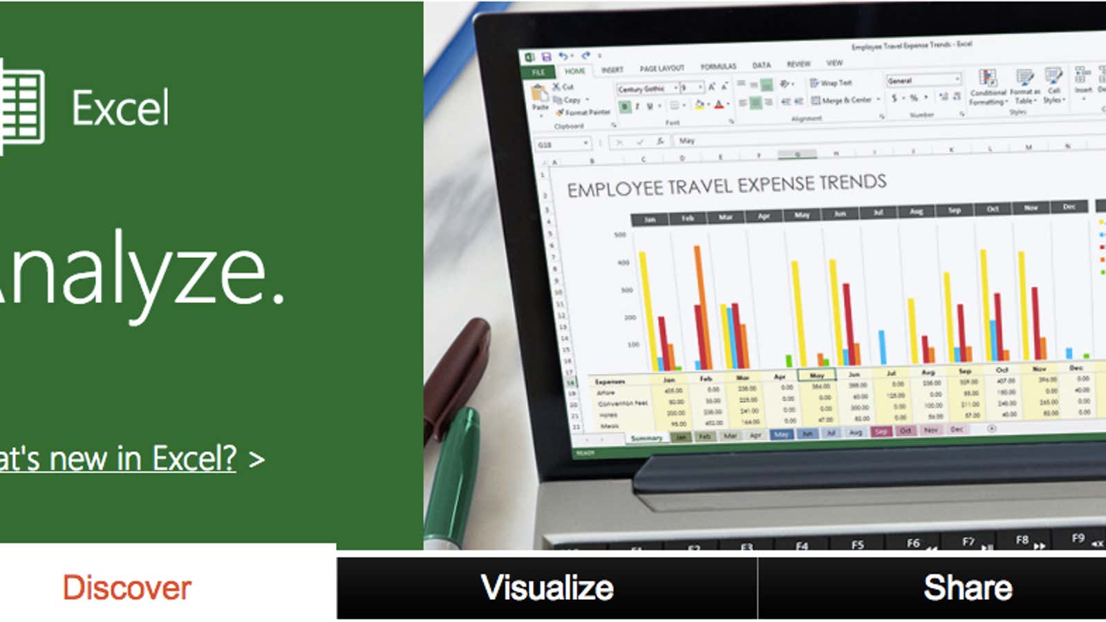 Not everything belongs in an Excel spreadsheet.