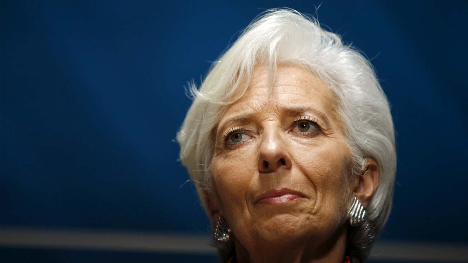 Lagarde thought she wouldn’t have to go through with this, but here she is.