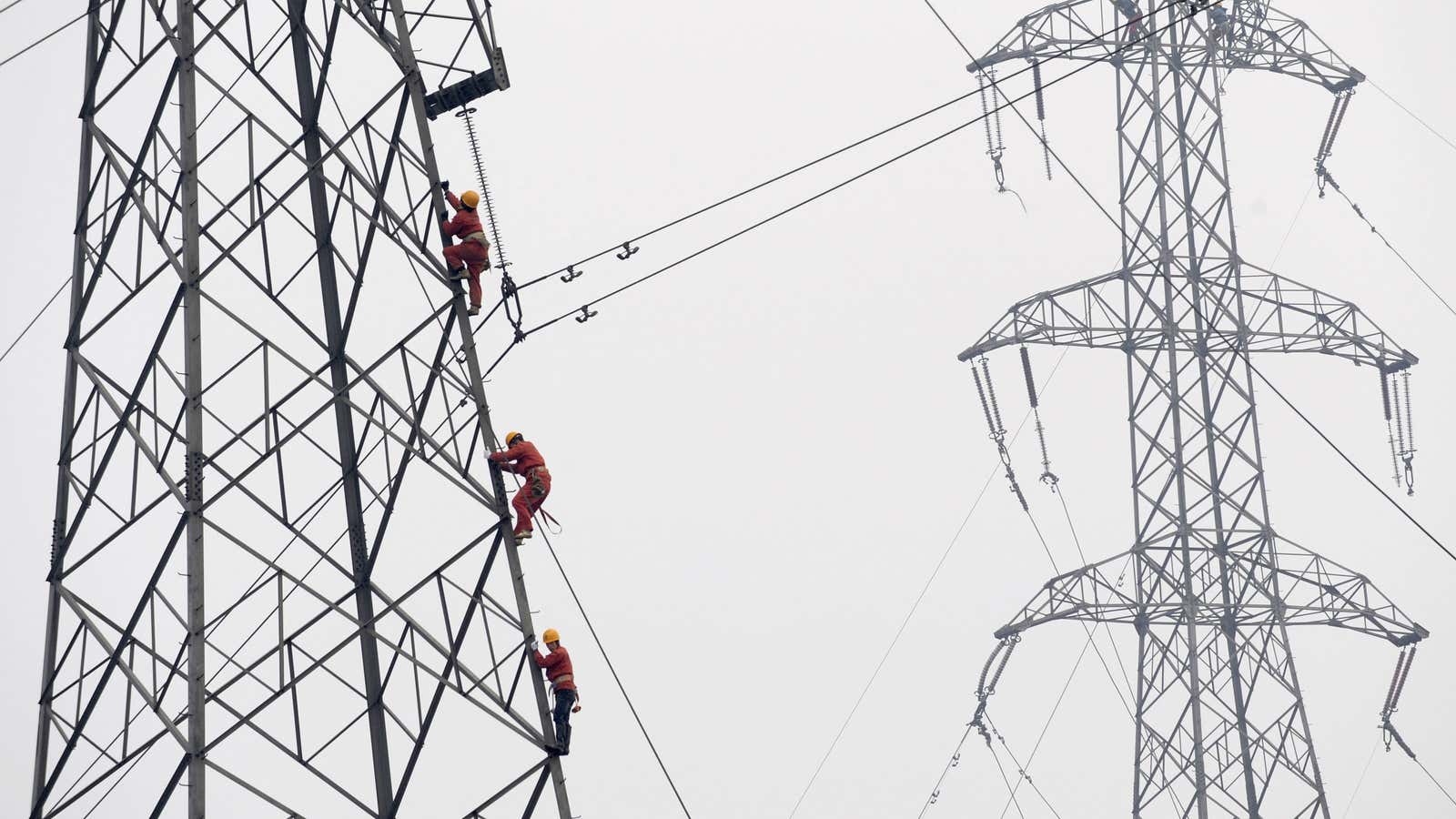 China is far ahead of the US on high-powered electricity transmission lines, mainly because of a bureaucratic hurdle that the infrastructure bill aims to fix.
