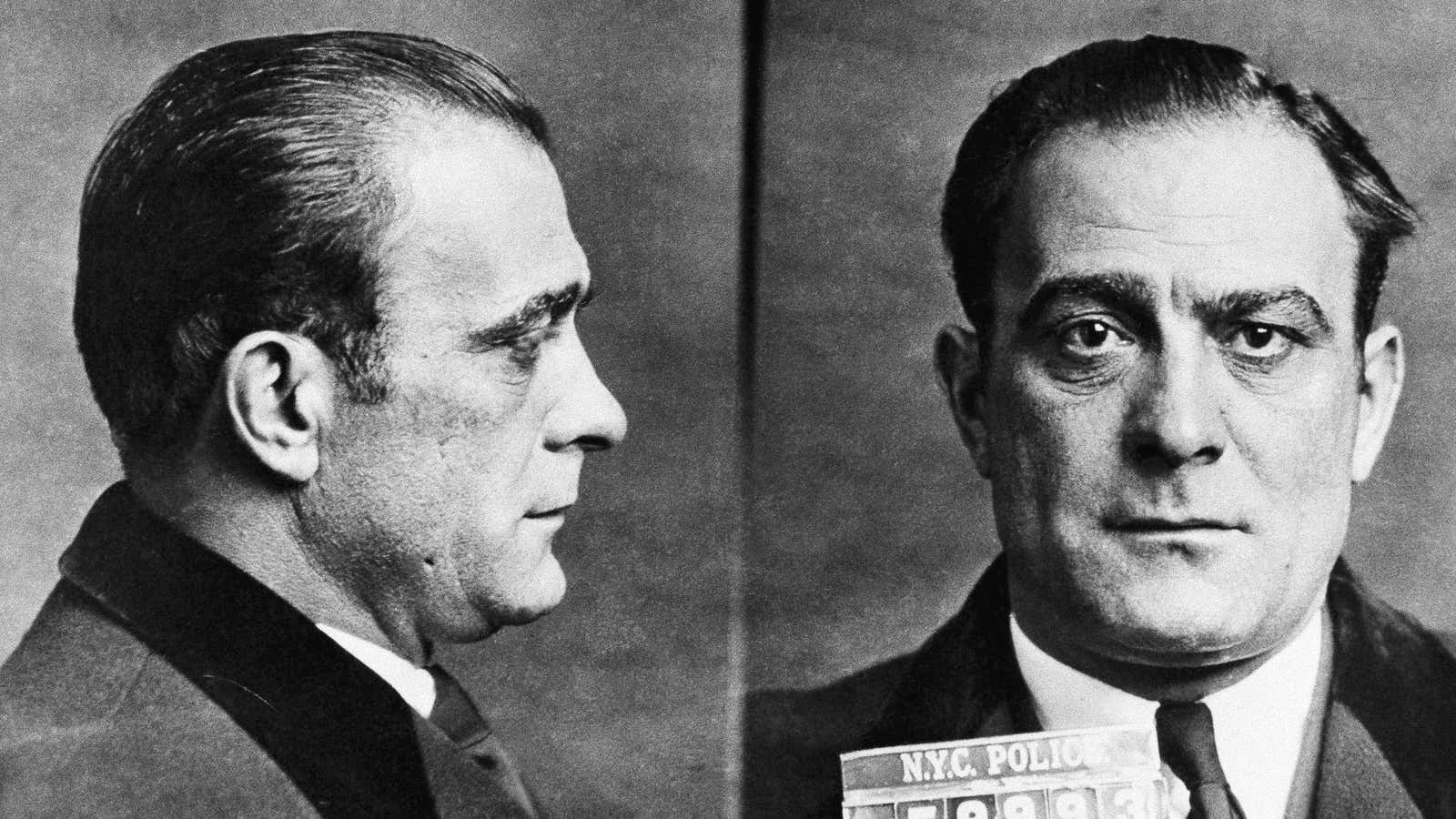Vito Genovese, one of the fathers of the crime family.