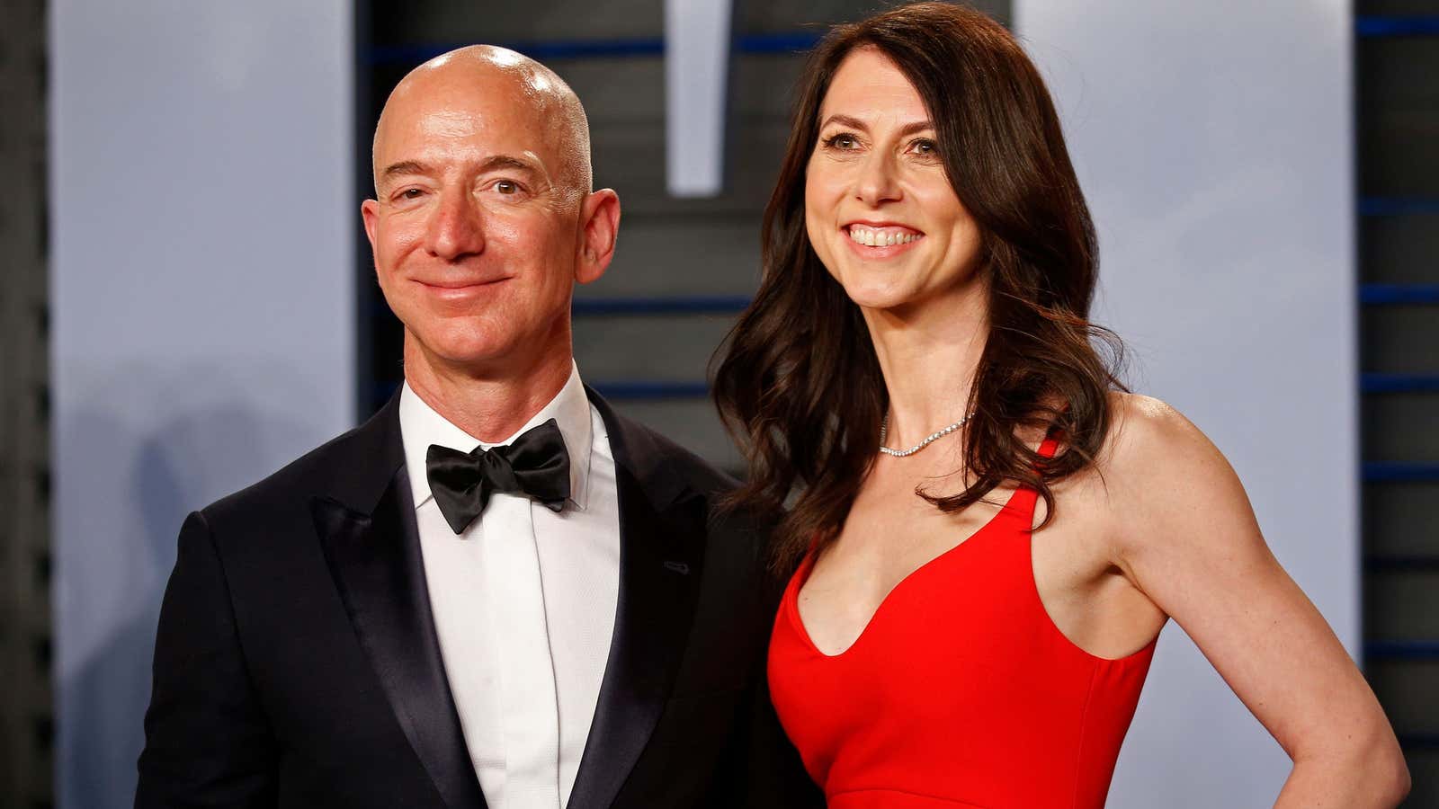 Jeff and Mackenzie Bezos: uncoupling without drama.