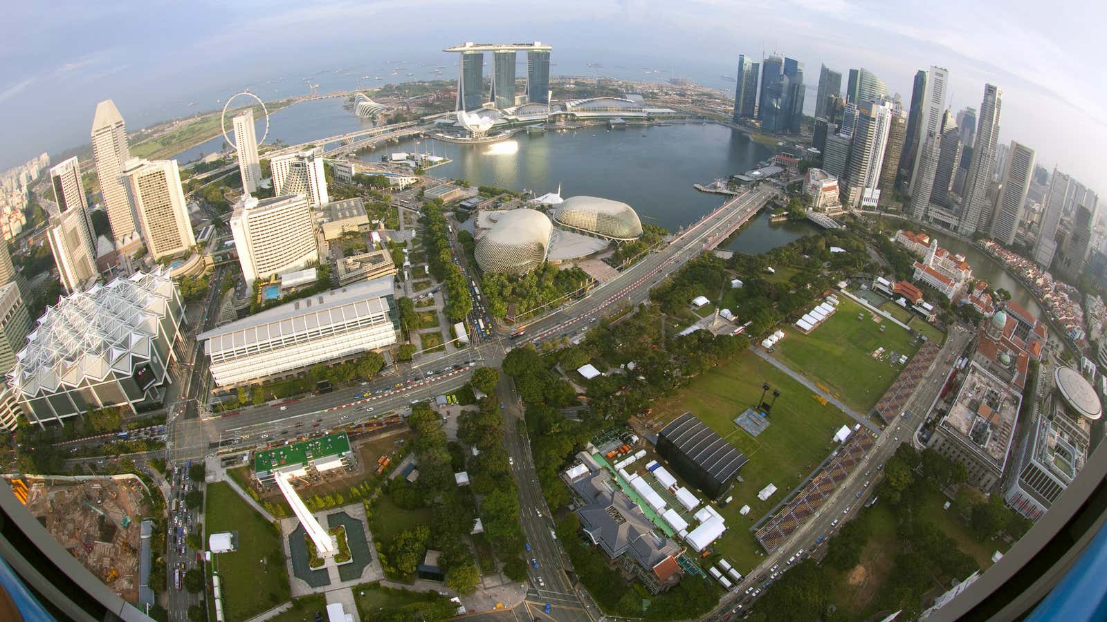 From Marina Bay to the central business district.