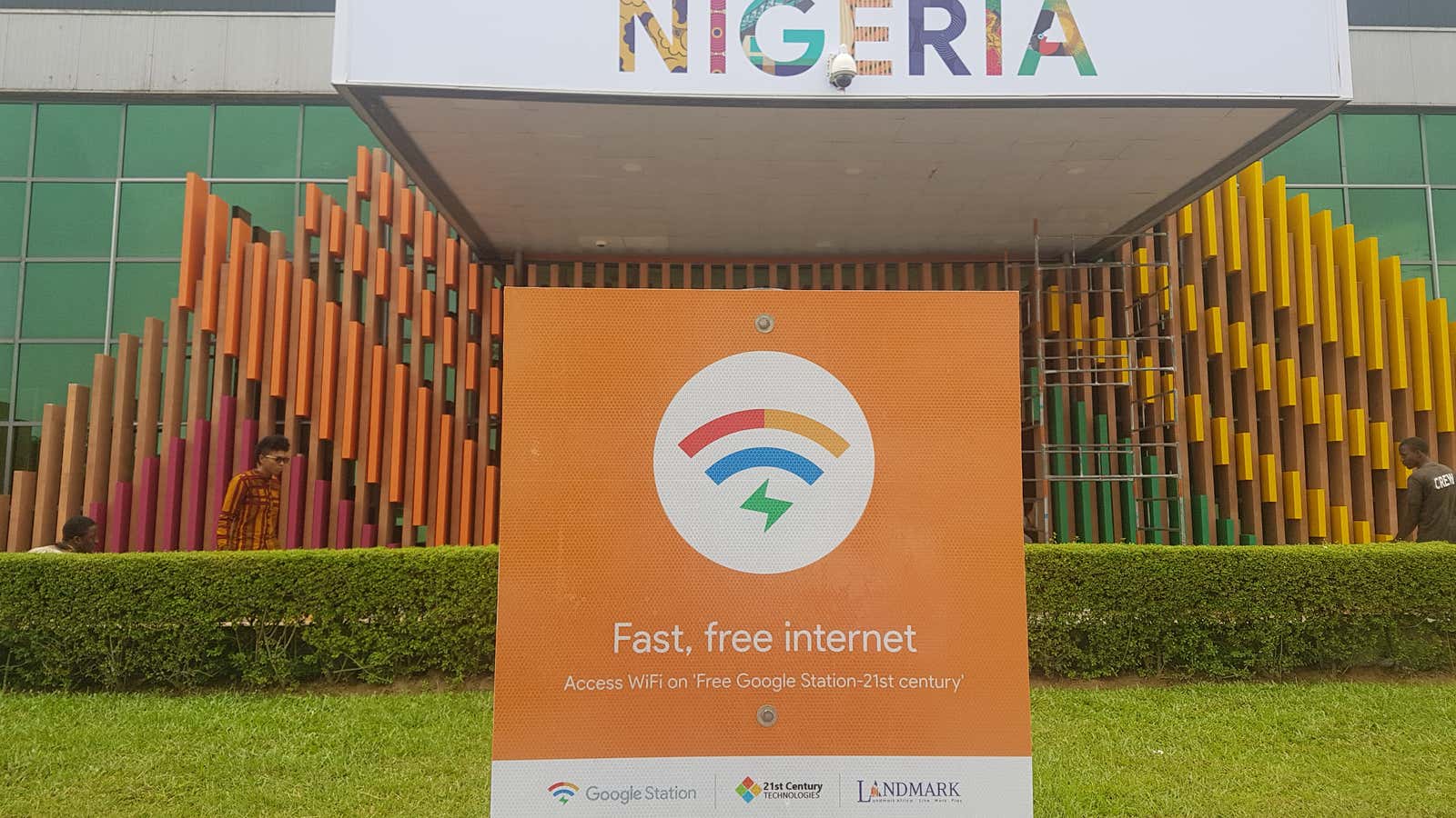 Google Station hotpot in Lagos.