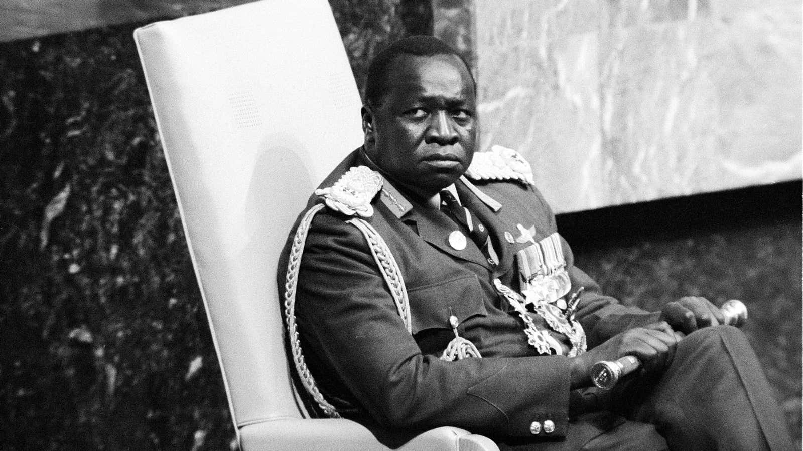 General Idi Amin, whose dictatorship may have killed as many as 300,000 Ugandans, was a major proponent of the language.
