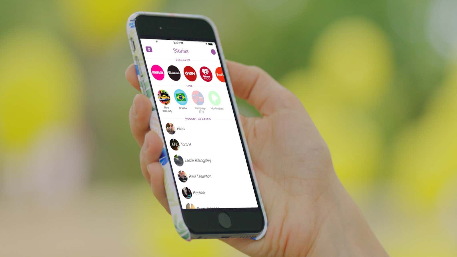 Snapchat wants to make its Live Stories feature a bit better.
