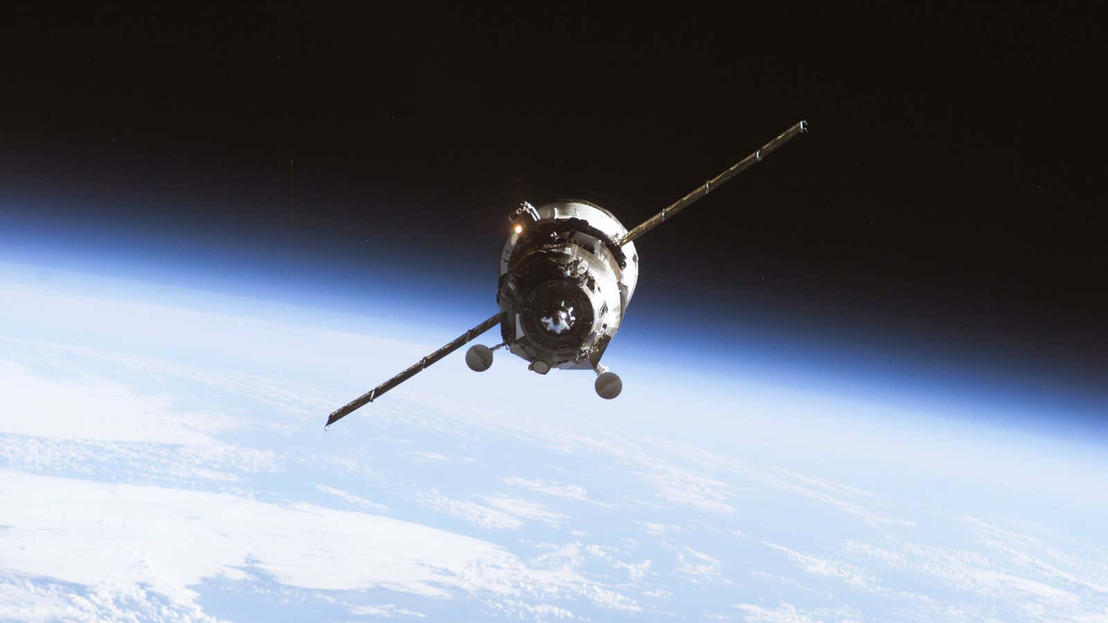 An earlier version of the Progress spacecraft.