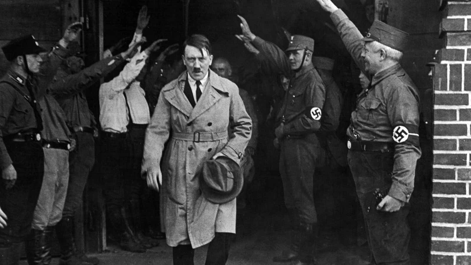 Adolf Hitler, Nobel Peace Prize nominee.