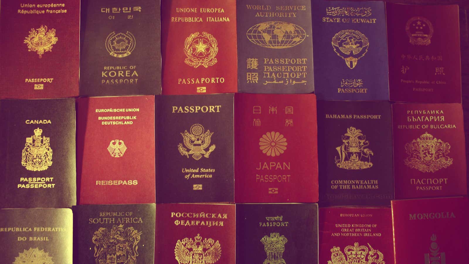 Pick a passport.