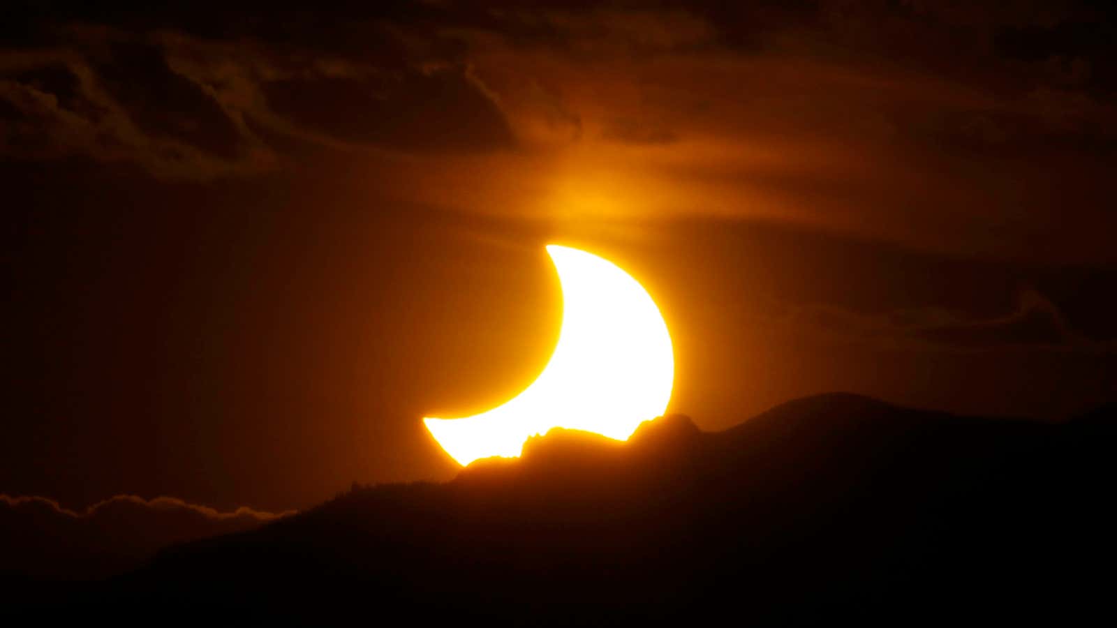 This—from the solar eclipse of May 20, 2012—is likely not what you’ll see on Monday.