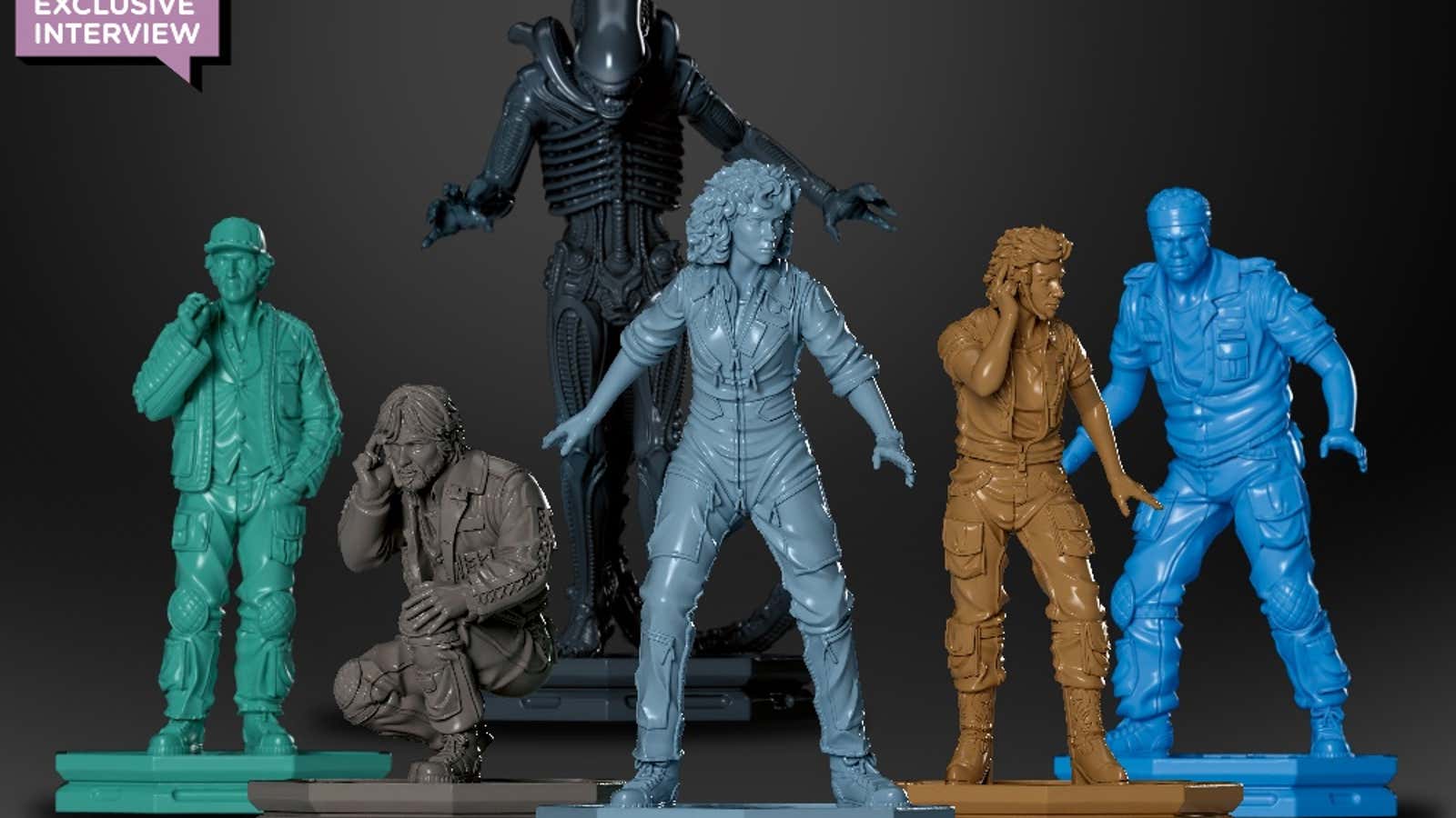 The awesome figures from Alien: Fate of the Nostromo.