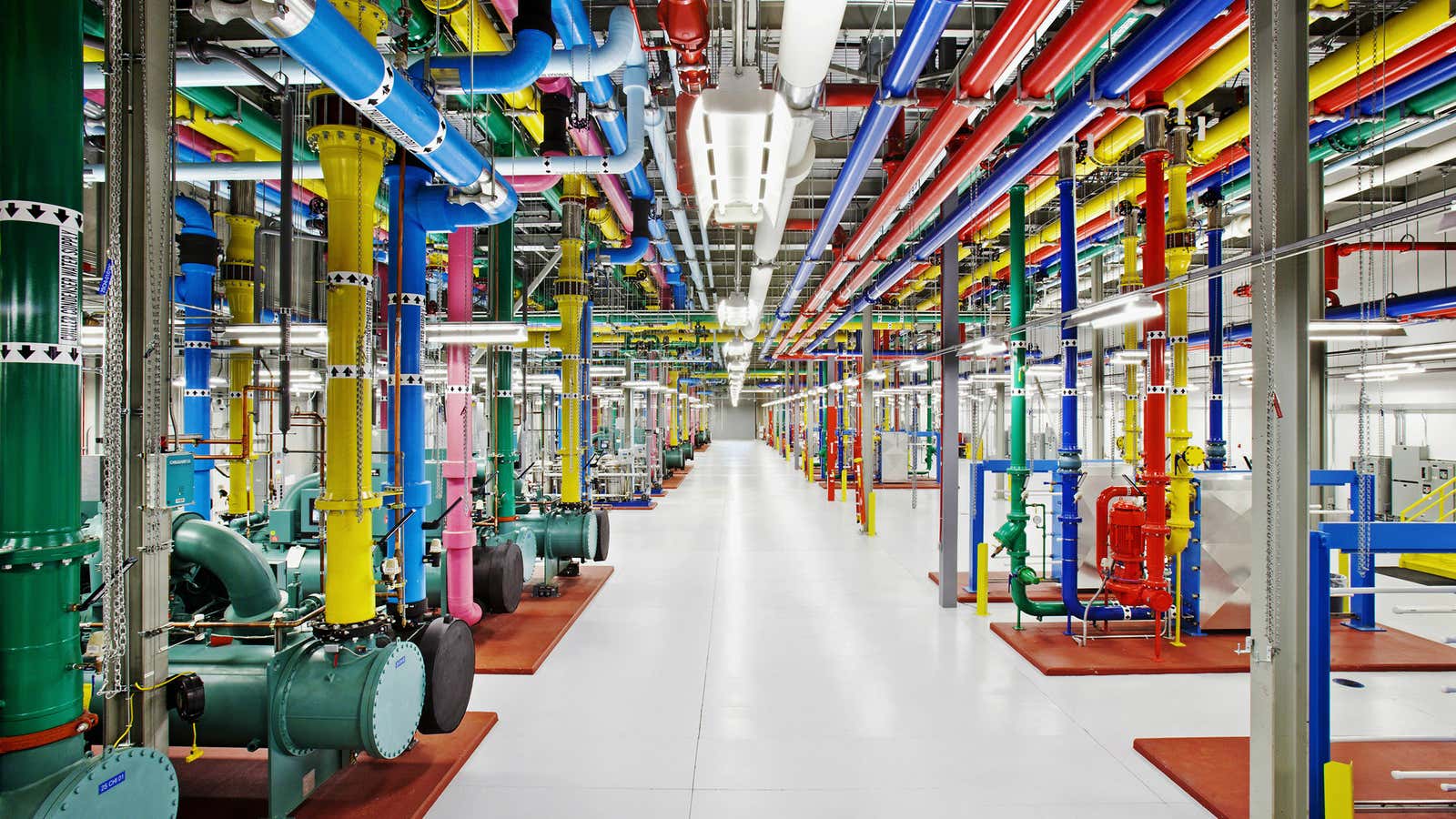 In Google’s data centers, the internet really is a series of tubes.