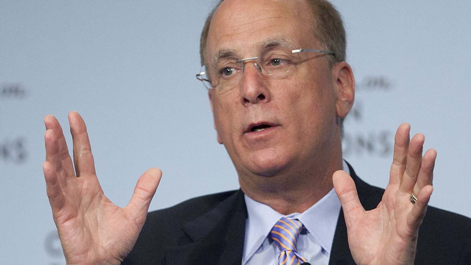 In a letter to CEOs, Larry Fink wrote that companies should benefit society.