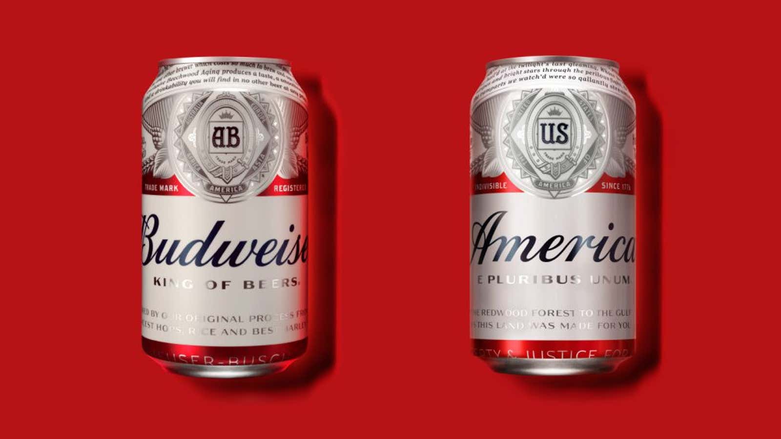 Budweiser thinks it can rename itself “America”